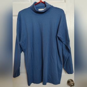 Liz Claiborne Blue Turtleneck Sweater